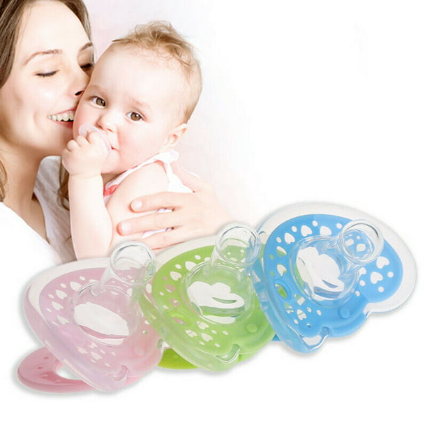 Newborn Kids Baby Orthodontic Dummy Pacifier Silicone Teat Nipple Soothers RU DF